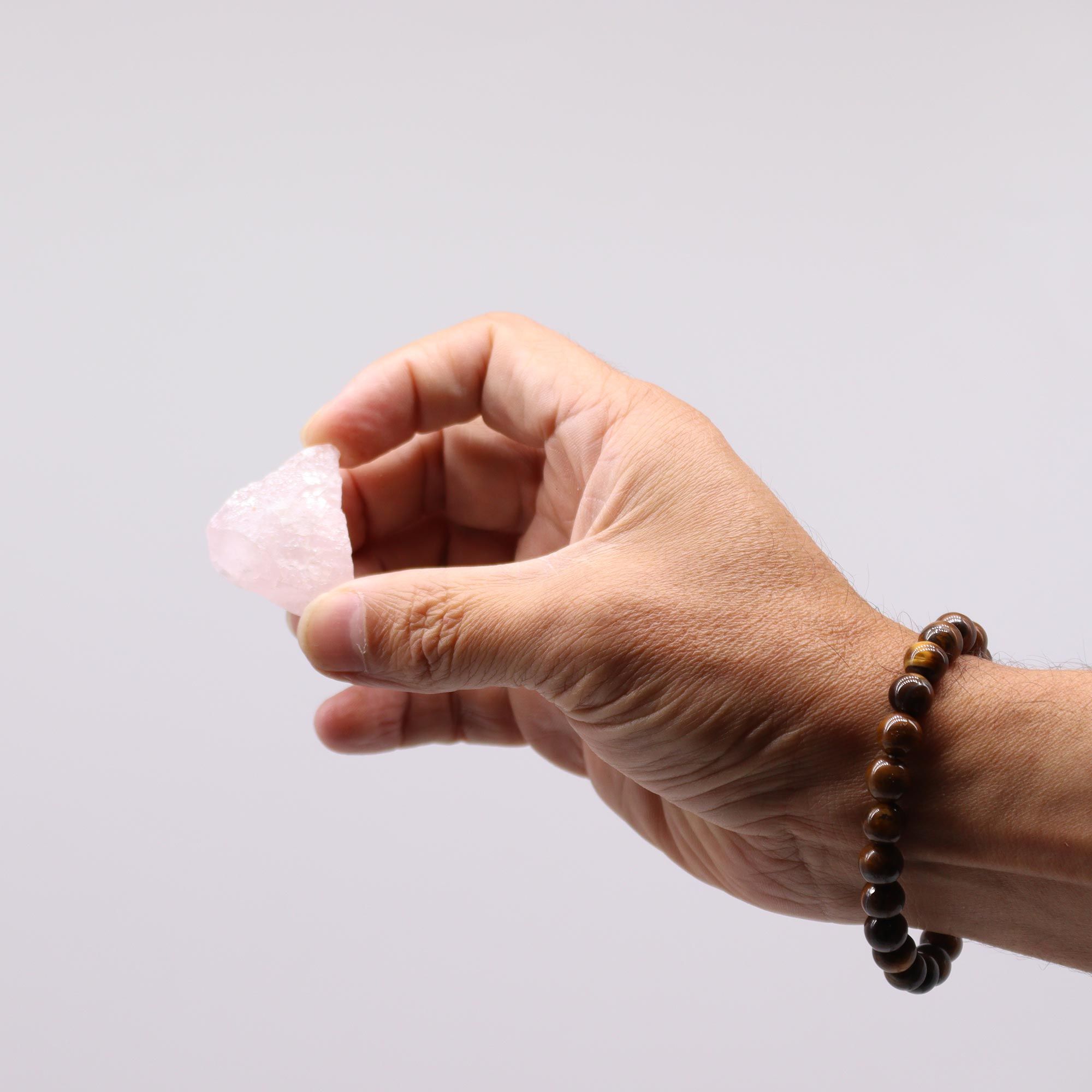 Cristales en bruto (500 g) - Cuarzo rosa - Imagen 4