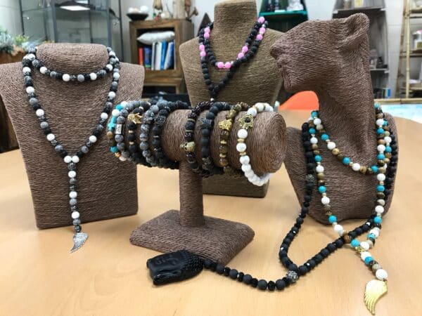  Ala de angel / collar de piedras preciosas - Imagen 2