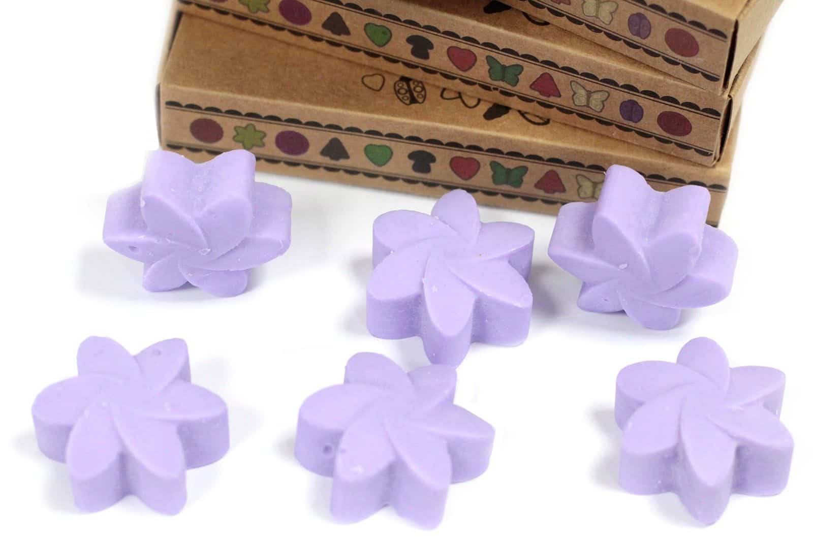 Caja de 6 ceras de Soja -Campos de lavanda - Imagen 5