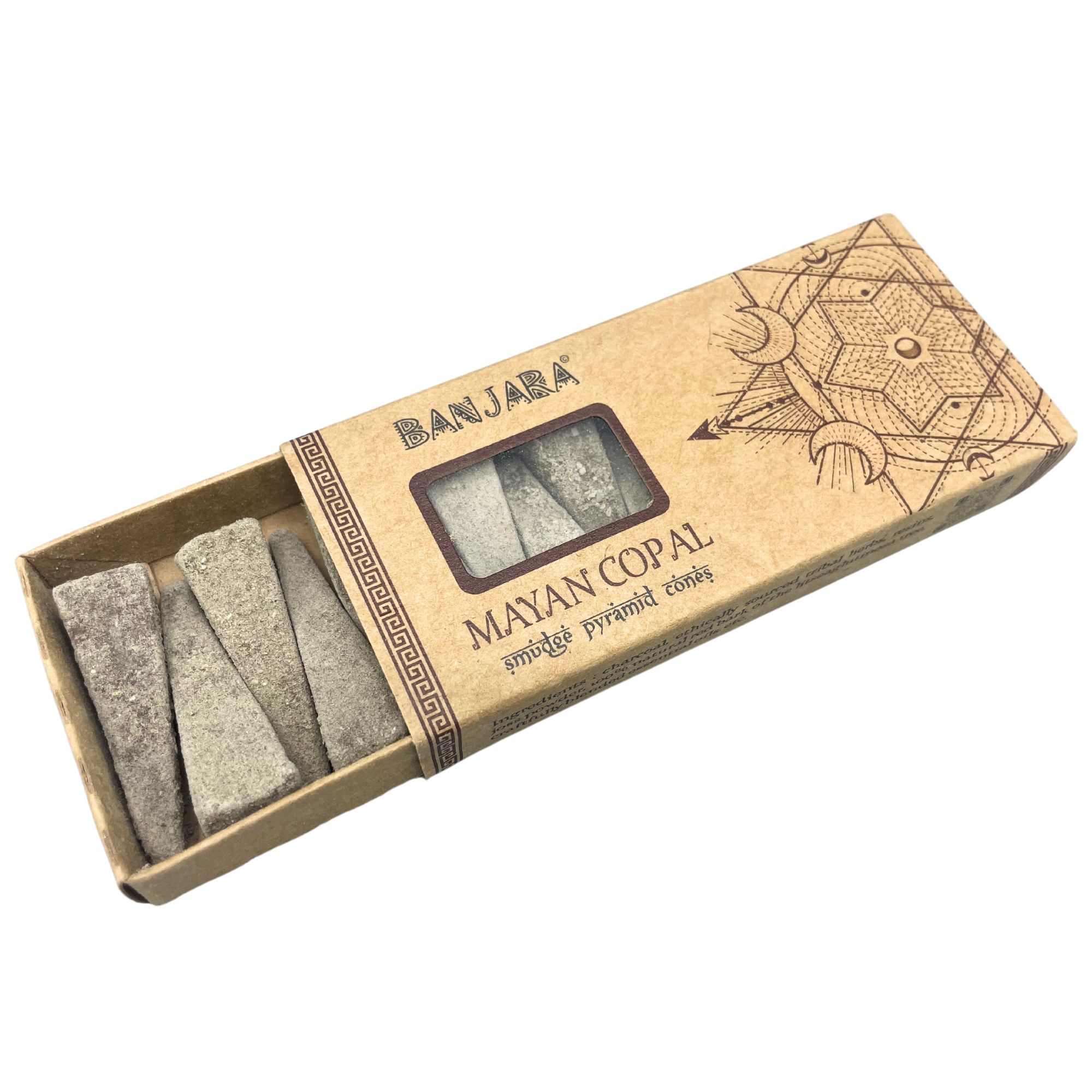 Conos piramidales Banjara Smudge - Copal maya - Imagen 2
