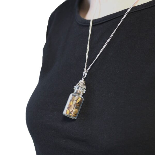Collar de Gemas Embotelladas - Ojo de Tigre - Imagen 2