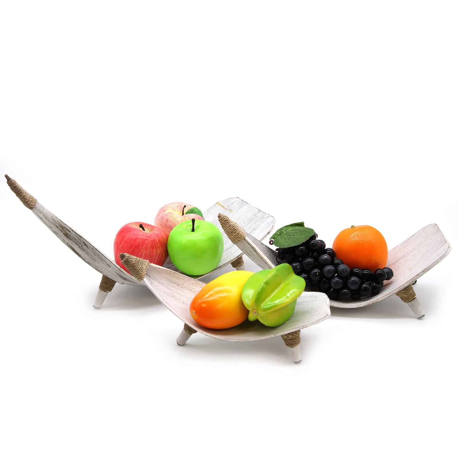 Juego de fruteros de hoja de coco - Blandeado - Imagen 2