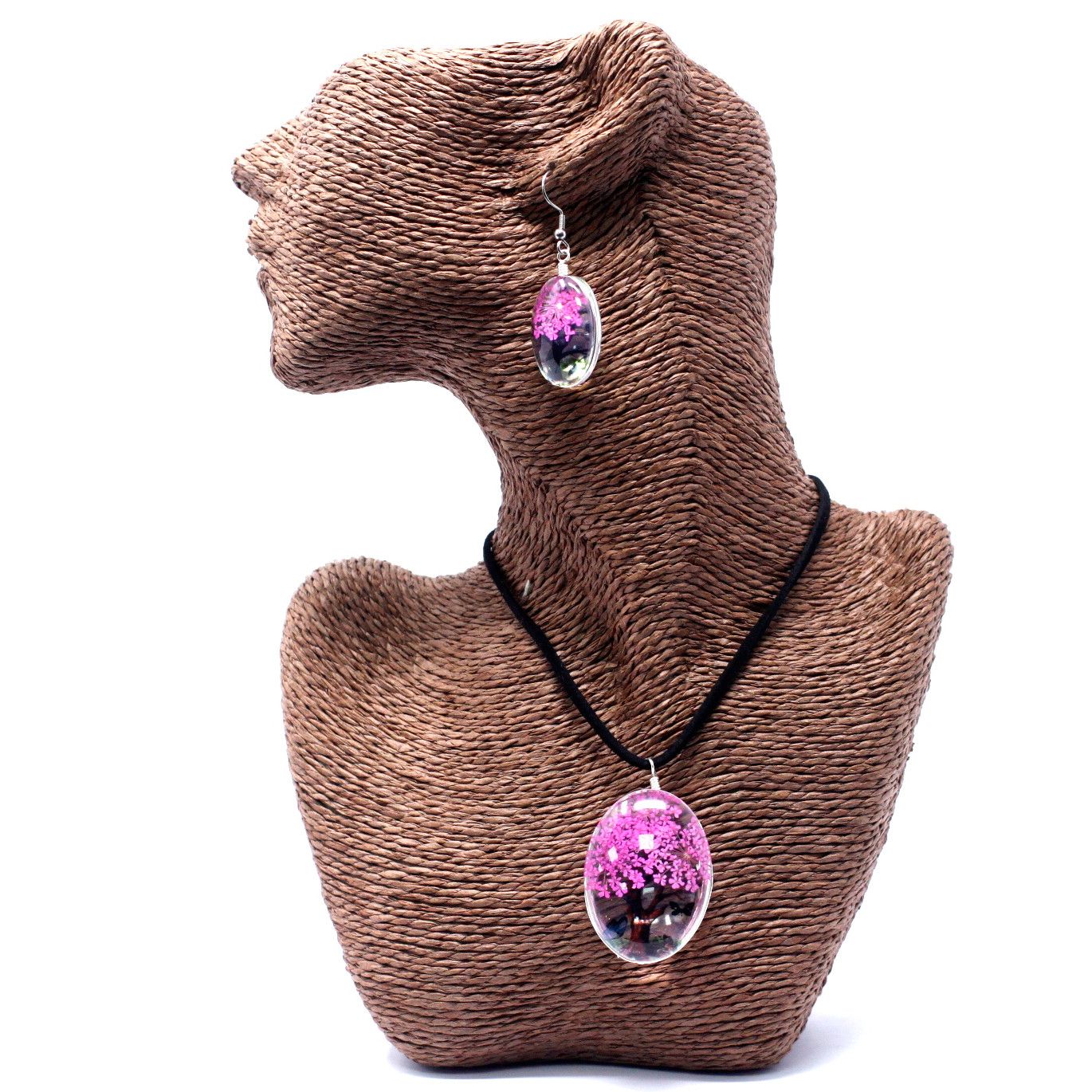 Flores Prensadas - Arbol De La Vida - Rosa brillante - Imagen 2