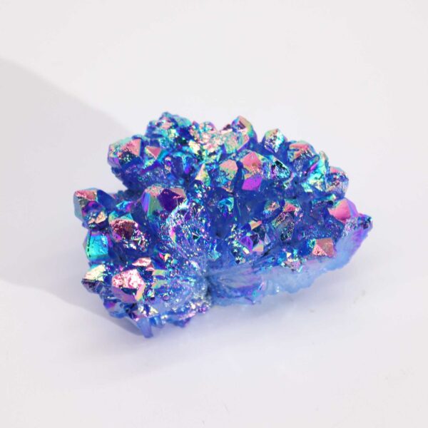 Cuarzo Natural Mejorado Mediano - Aura Aqua Halo Quartz (aprox 100-150gm 7-10cm) - Imagen 3