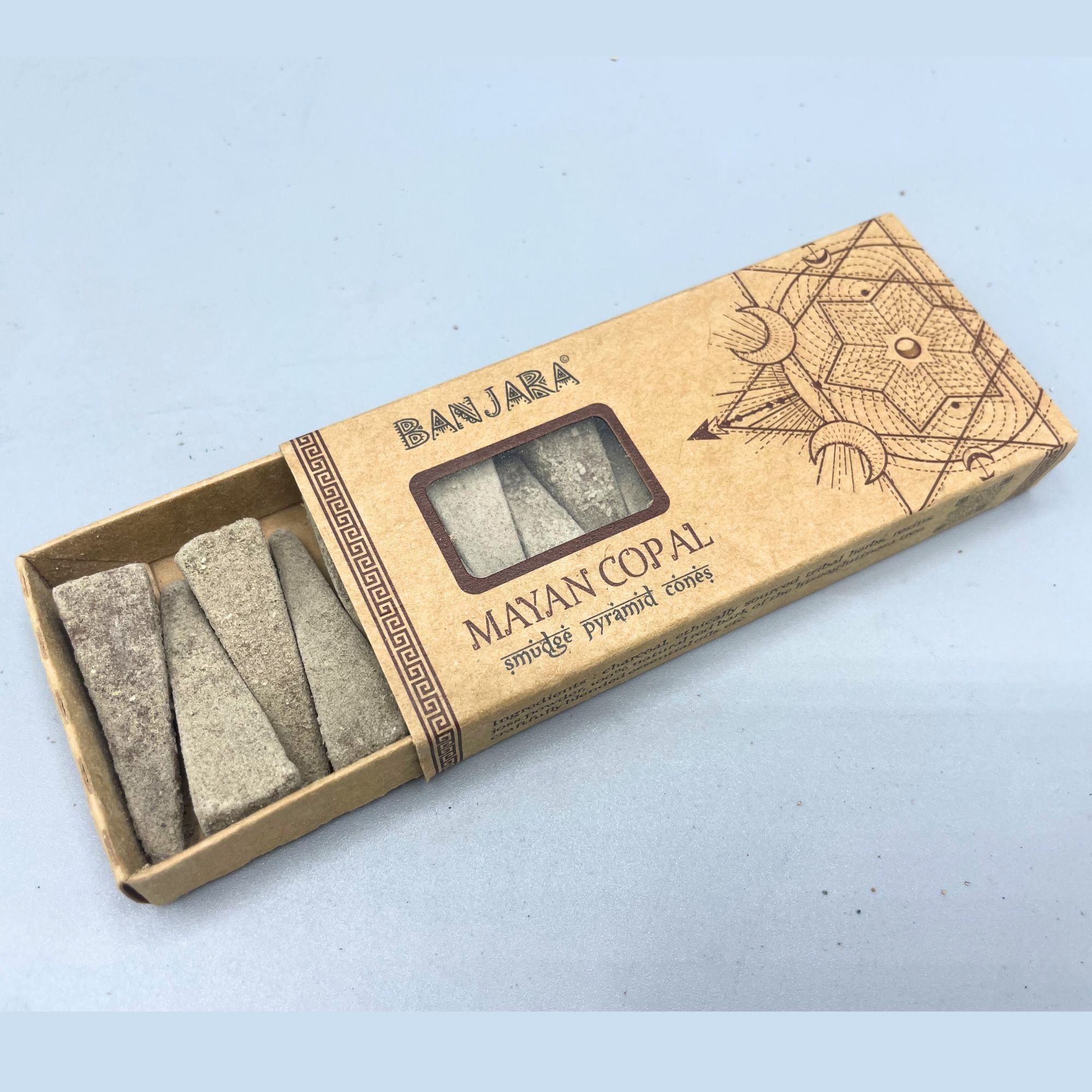 Conos piramidales Banjara Smudge - Copal maya - Imagen 3