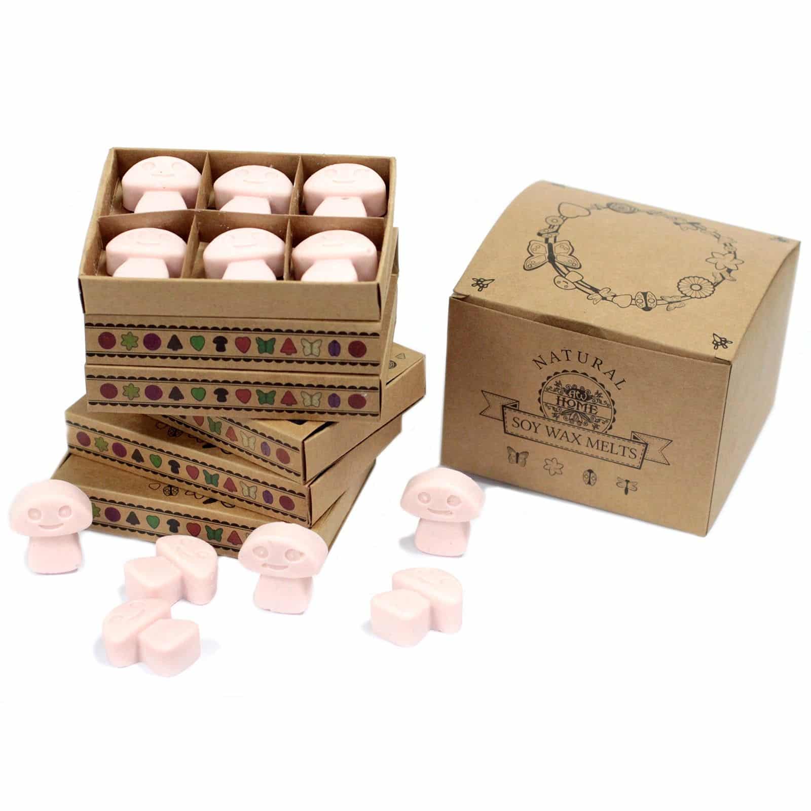 Caja de 6 ceras de Soja - Sándalo - Imagen 2