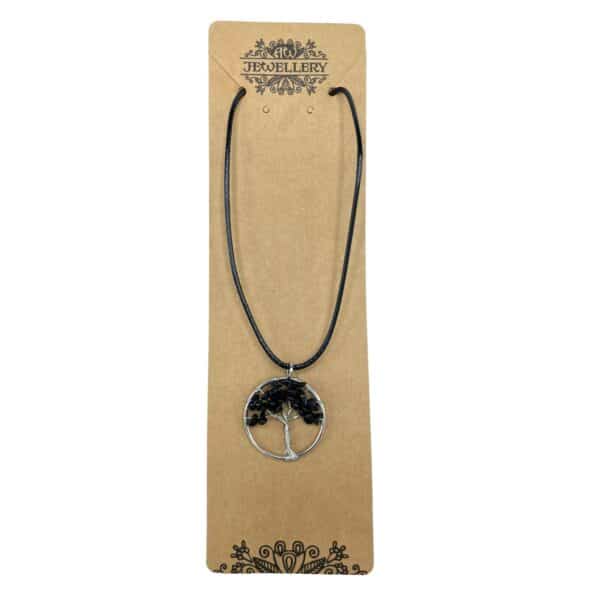 Colgante Árbol de la Vida - Ágata Negra - Imagen 6