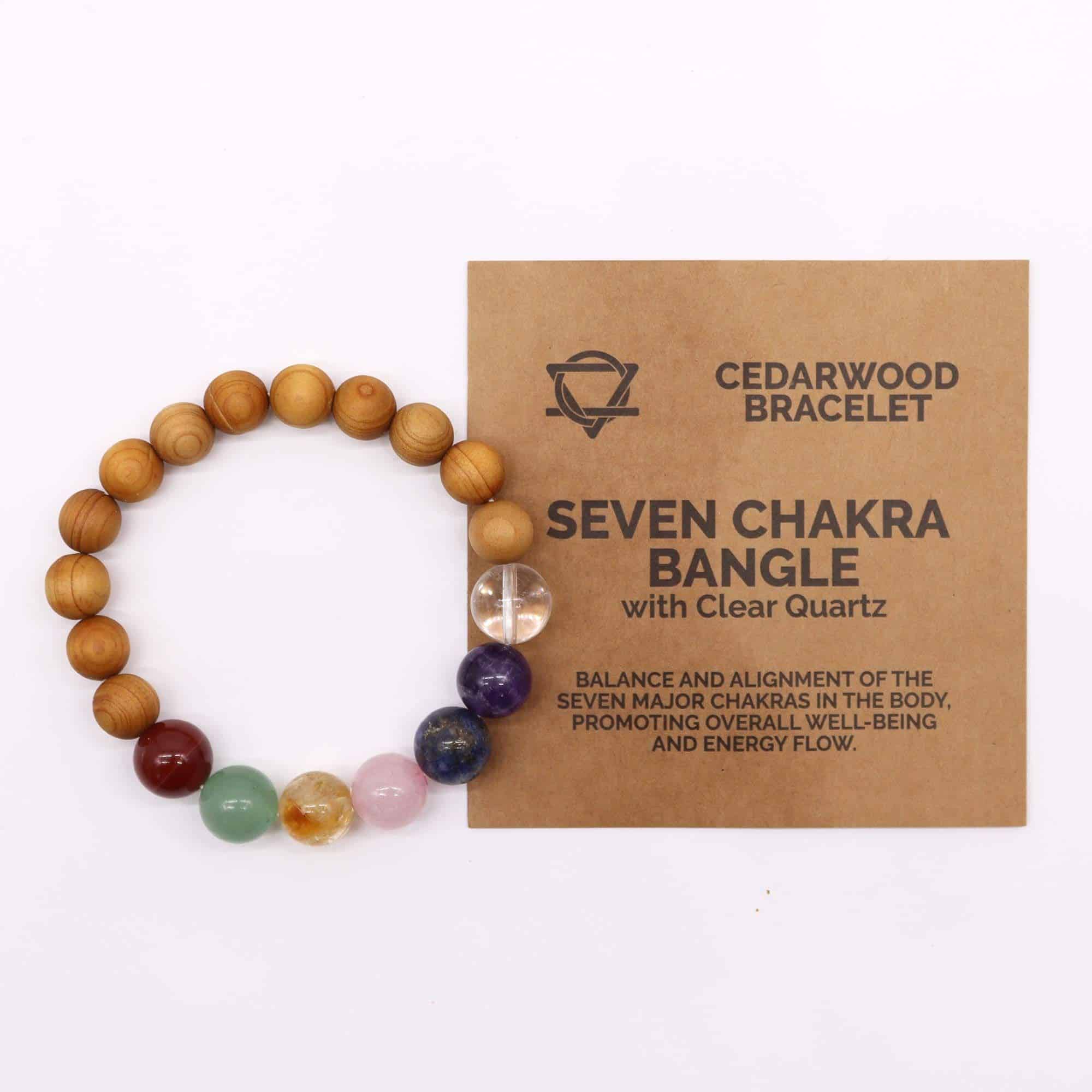 Pulsera de Cedro - 7 chakras - Imagen 2