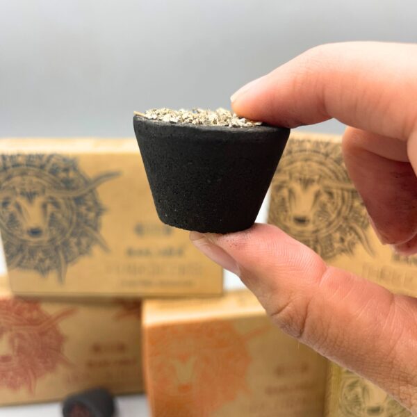 Caja de 6 copas de Resina Banjara - Palo Santo - Imagen 2