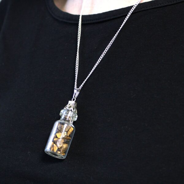 Collar de Gemas Embotelladas - Ojo de Tigre - Imagen 5