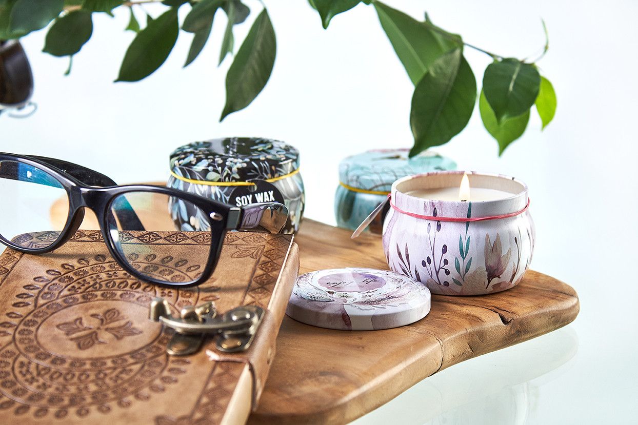 Vela artistica de Hojalata - Vida marina - Frambuesa - Imagen 14