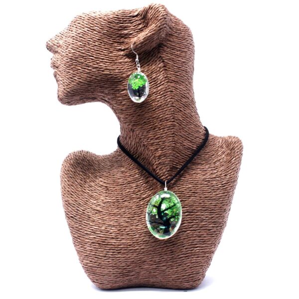 Flores Prensadas - Arbol De La Vida - Verde - Imagen 2