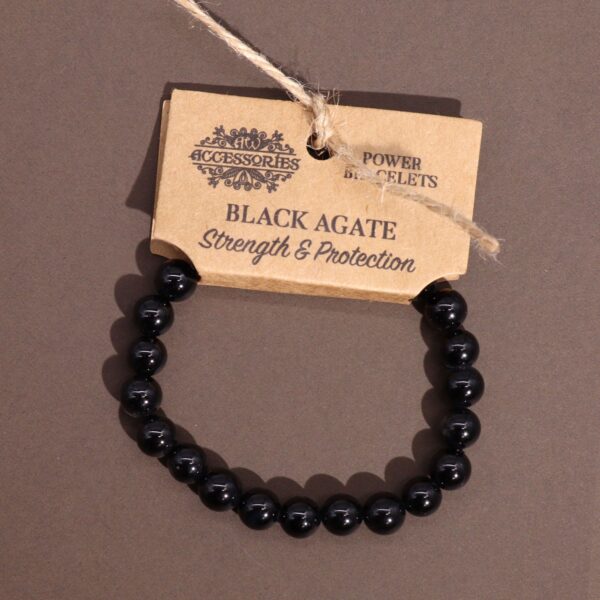Brazalete de Energía - Ágata negra - Imagen 2