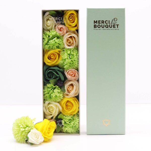 Caja Larga - Celibraciones de Primavera - Amarillo y Verdes - Imagen 2