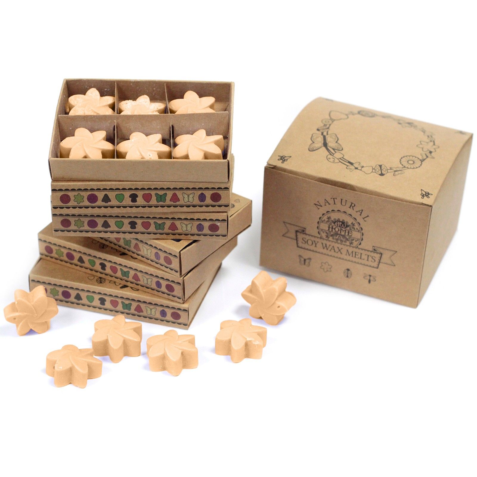 Caja de 6 ceras de Soja -Jazmín - Imagen 2
