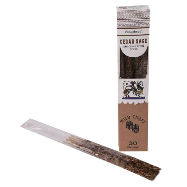 Varillas de resina para difuminar salvia y cedro dorado 30g (6 unidades) - Imagen 2