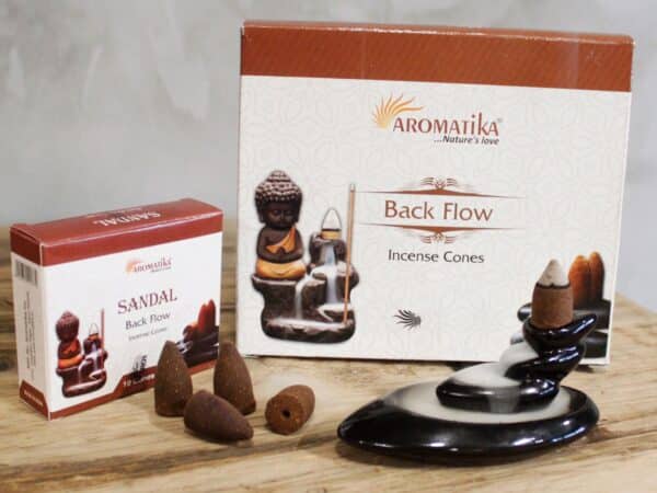 Conos de Incienso Reflujo Aromatika - Palo Santo - Imagen 3