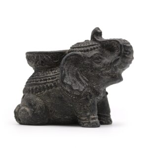 Elefante Incienso y Candelabro (antiguo negro)