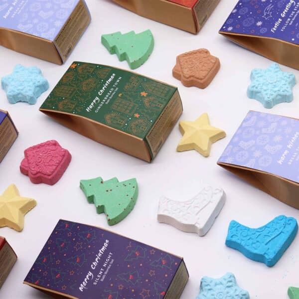 paquete de regalo de bombas de baño navideñas Star - Imagen 3