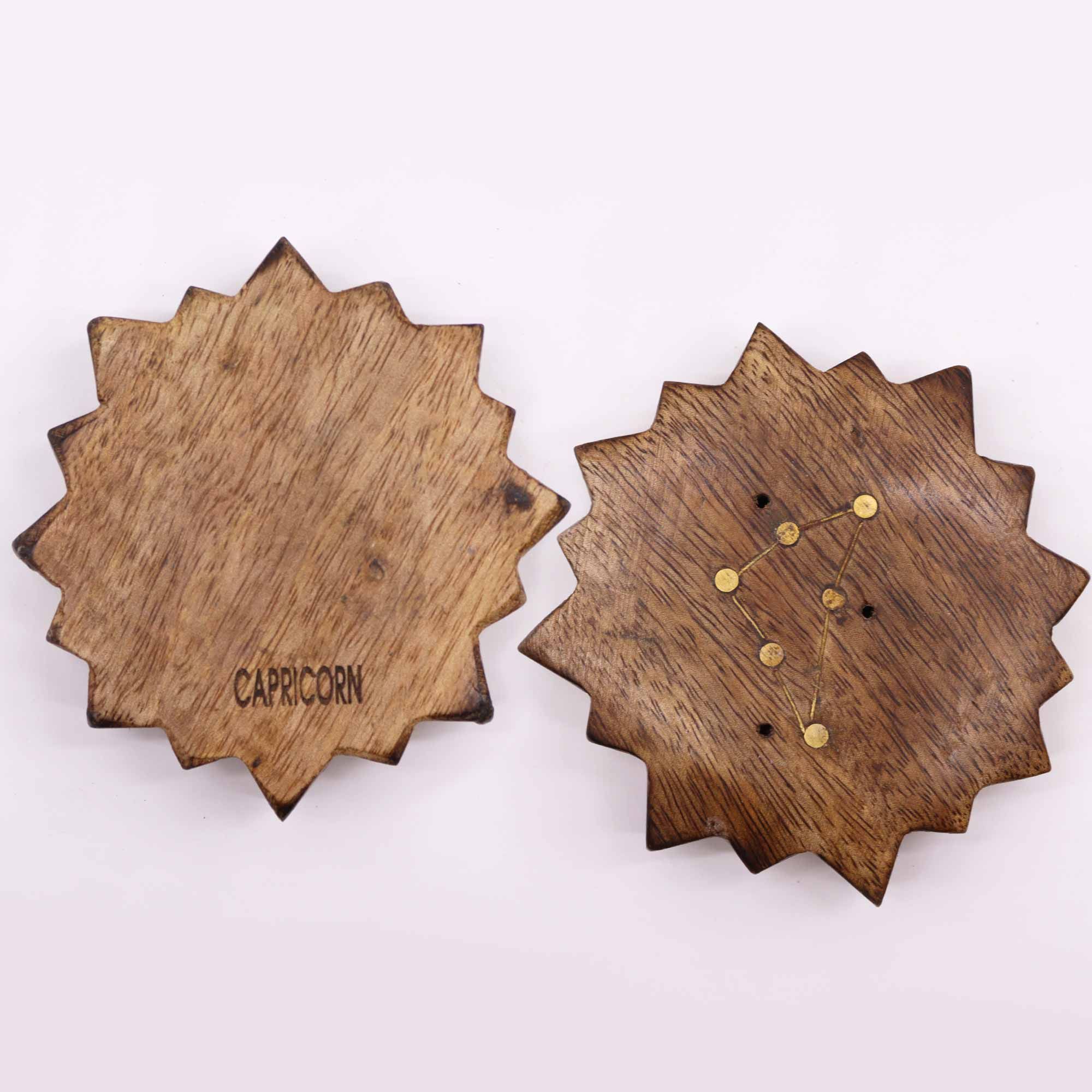 Quemador de incienso con signos del zodíaco de latón grabado - Sol - Imagen 10