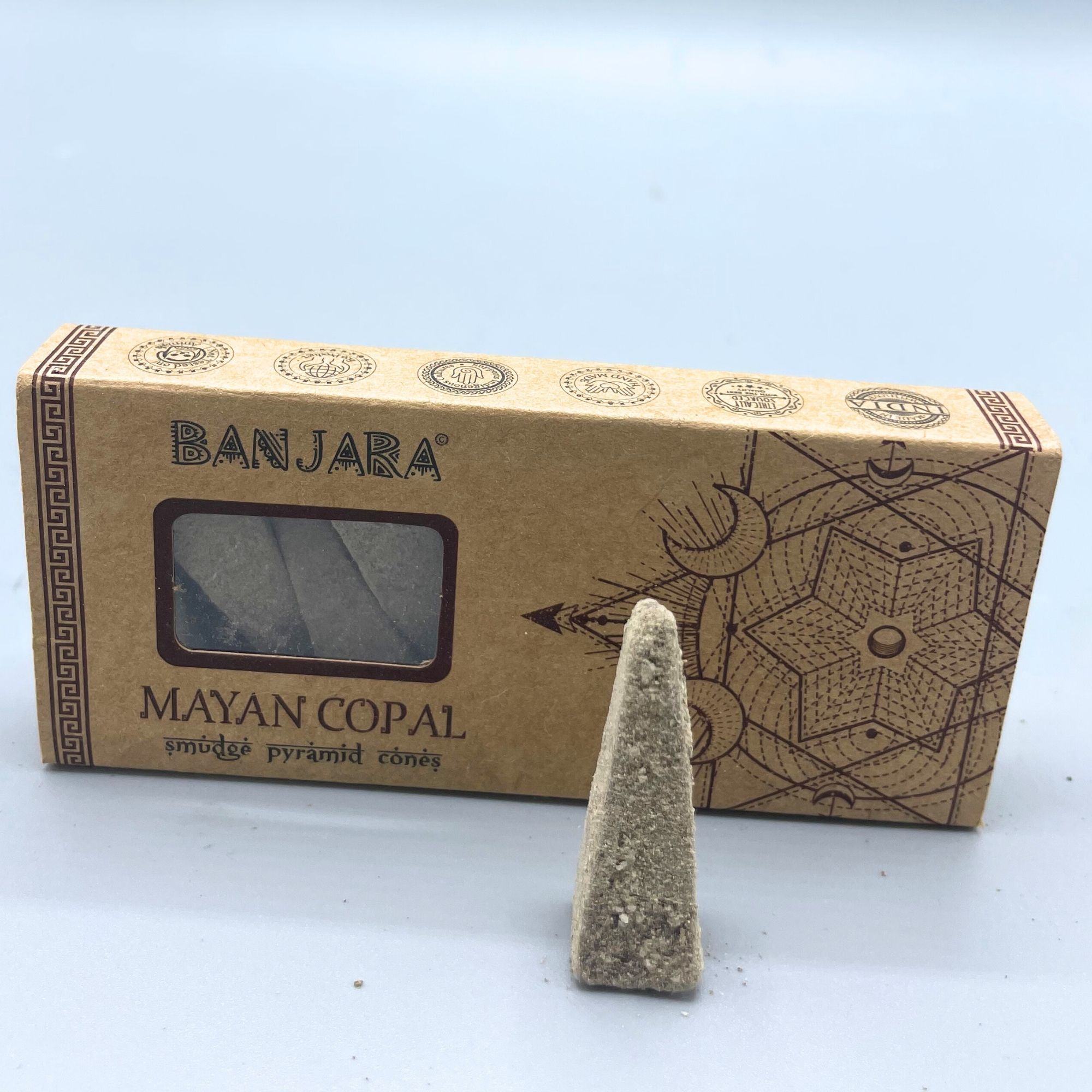 Conos piramidales Banjara Smudge - Copal maya - Imagen 6