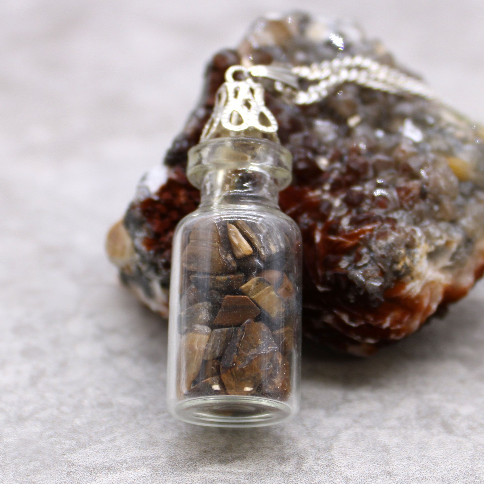 Collar de Piedras Preciosas Embotelladas - Amatista - Imagen 6