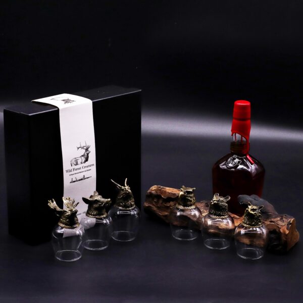 Set de regalo de 6 vasos (50ml) - Criaturas Místicas - Bronce Antiguo - Imagen 9