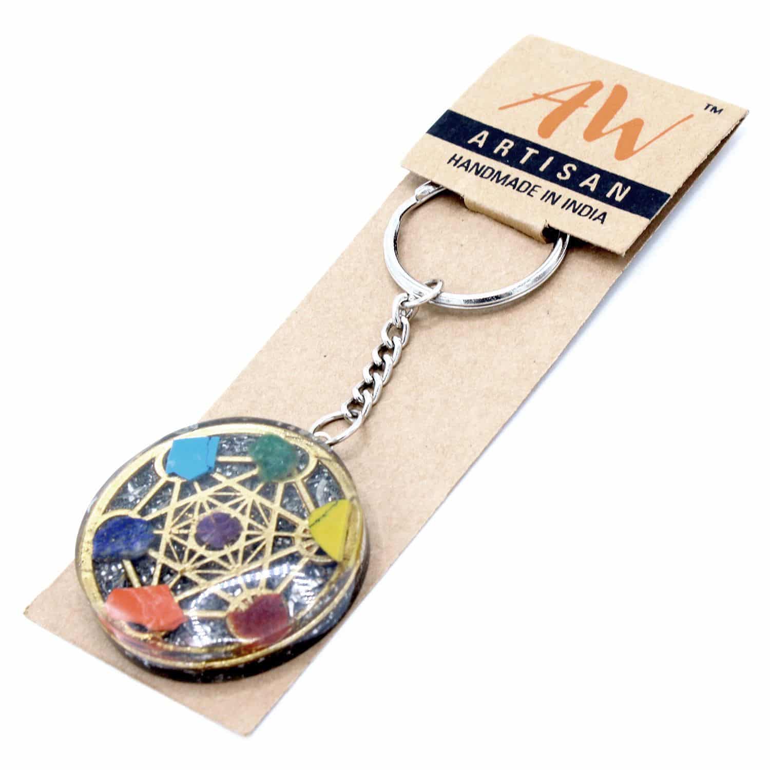 Llavero de poder de orgonita - 7 Chakras - Imagen 5