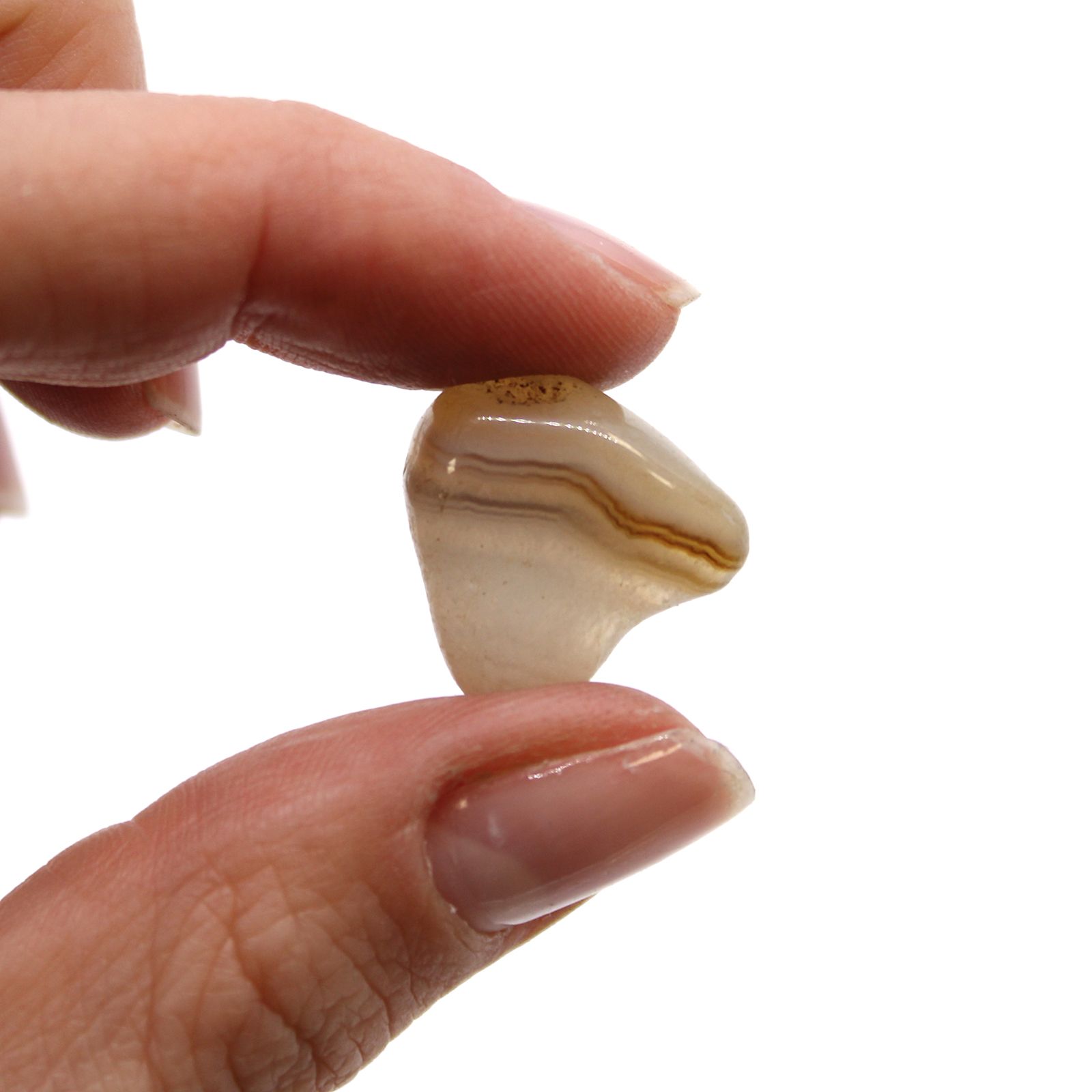 Pequeñas piedras africanas - Ágata gris - Botswana - Imagen 2