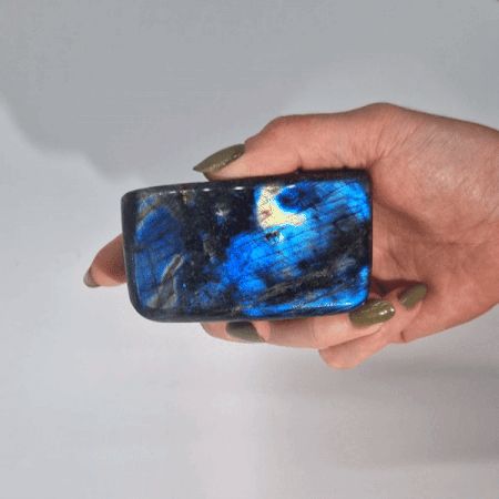 Piedras Medianas de Labradorita de Madagascar (aprox 250-370g 65-90mm) - Imagen 2