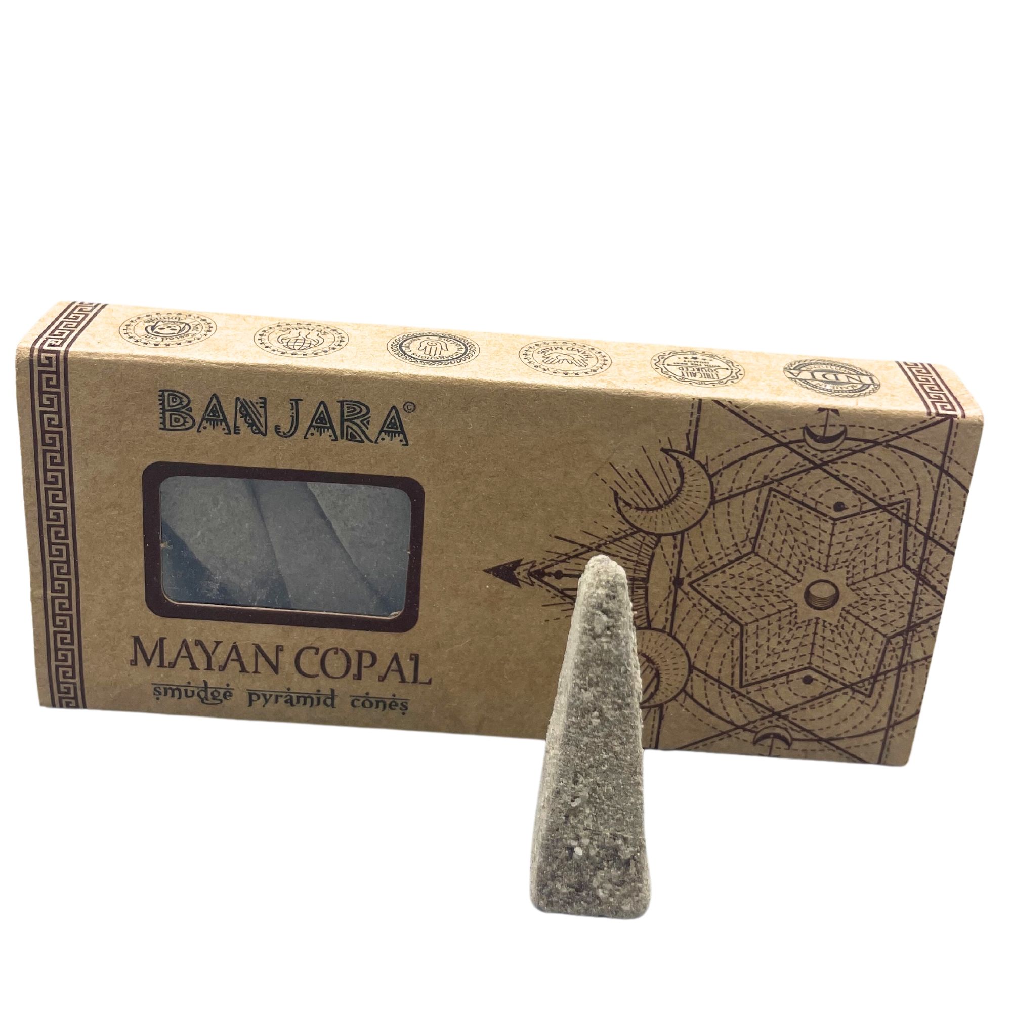 Conos piramidales Banjara Smudge - Copal maya - Imagen 7