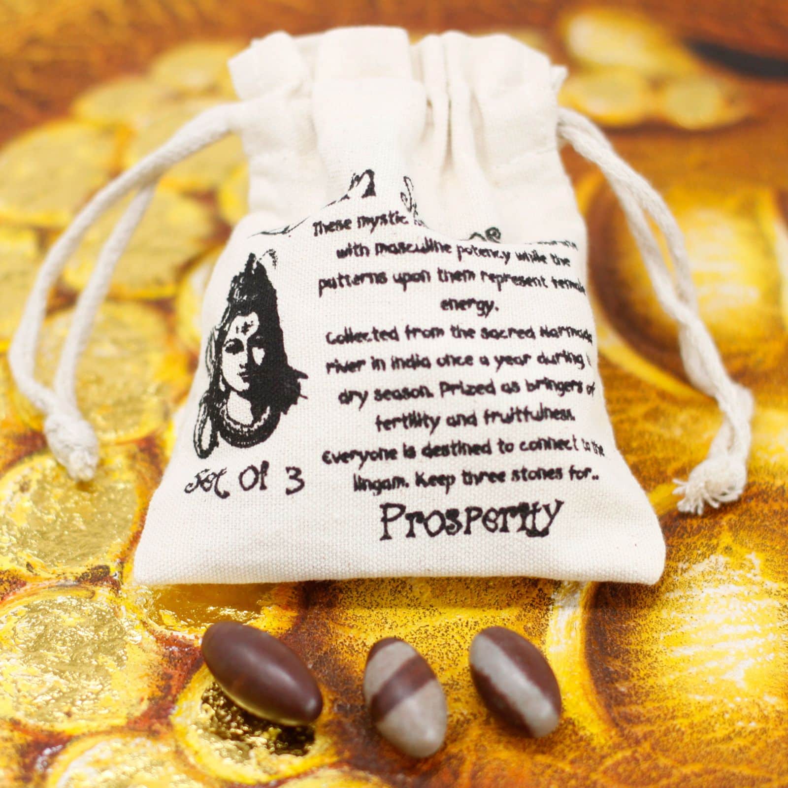 Lingam de una pulgada - 3 piedras - Imagen 6