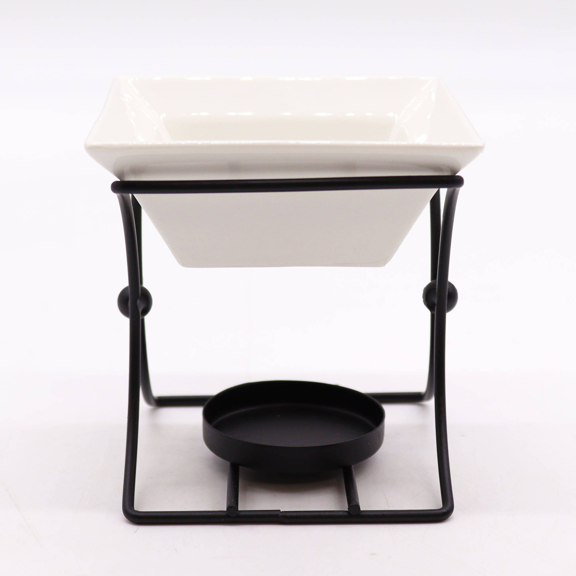 Soporte cuadrado de cerámica y metal - Imagen 3
