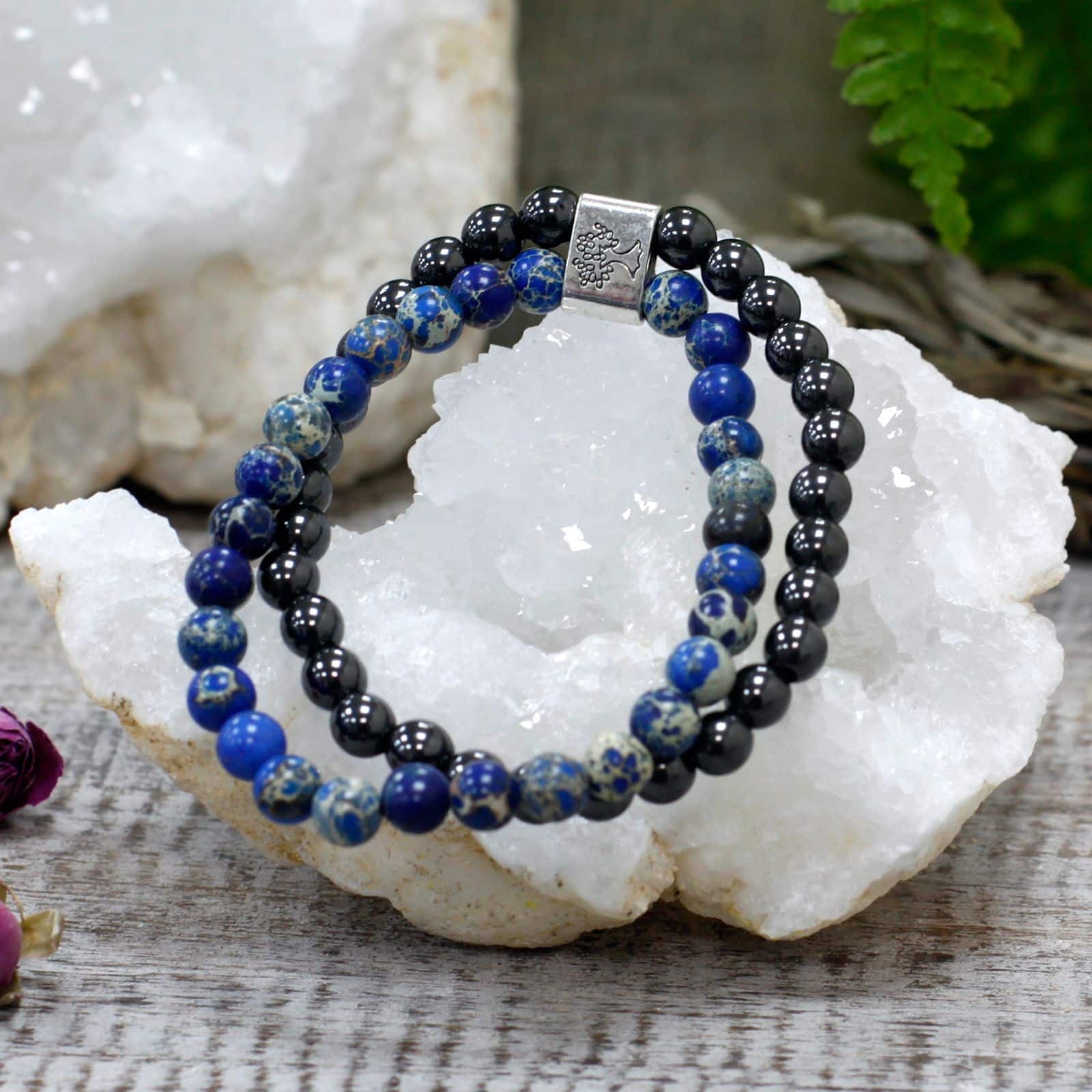 Pulsera de Piedras Preciosas Magnéticas - Sodalite - Imagen 5