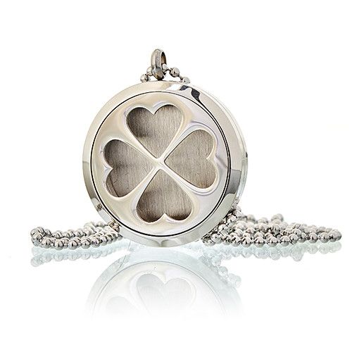 Collar difusor de aromaterapia 30mm - Trébol de cuatro hojas - Imagen 3