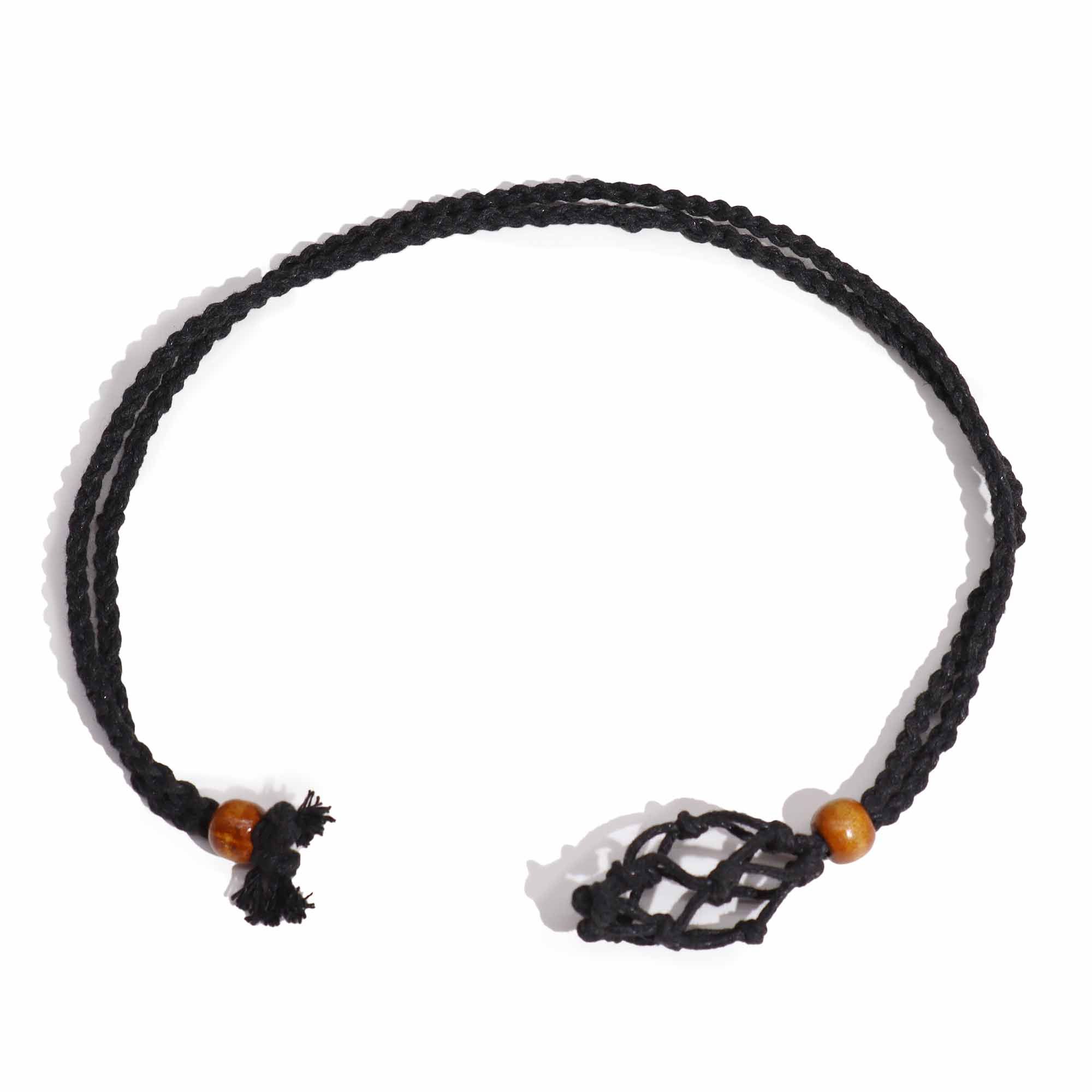 Cordones para Collar de Pieras Preciosas 45 cm - Negro - Imagen 6