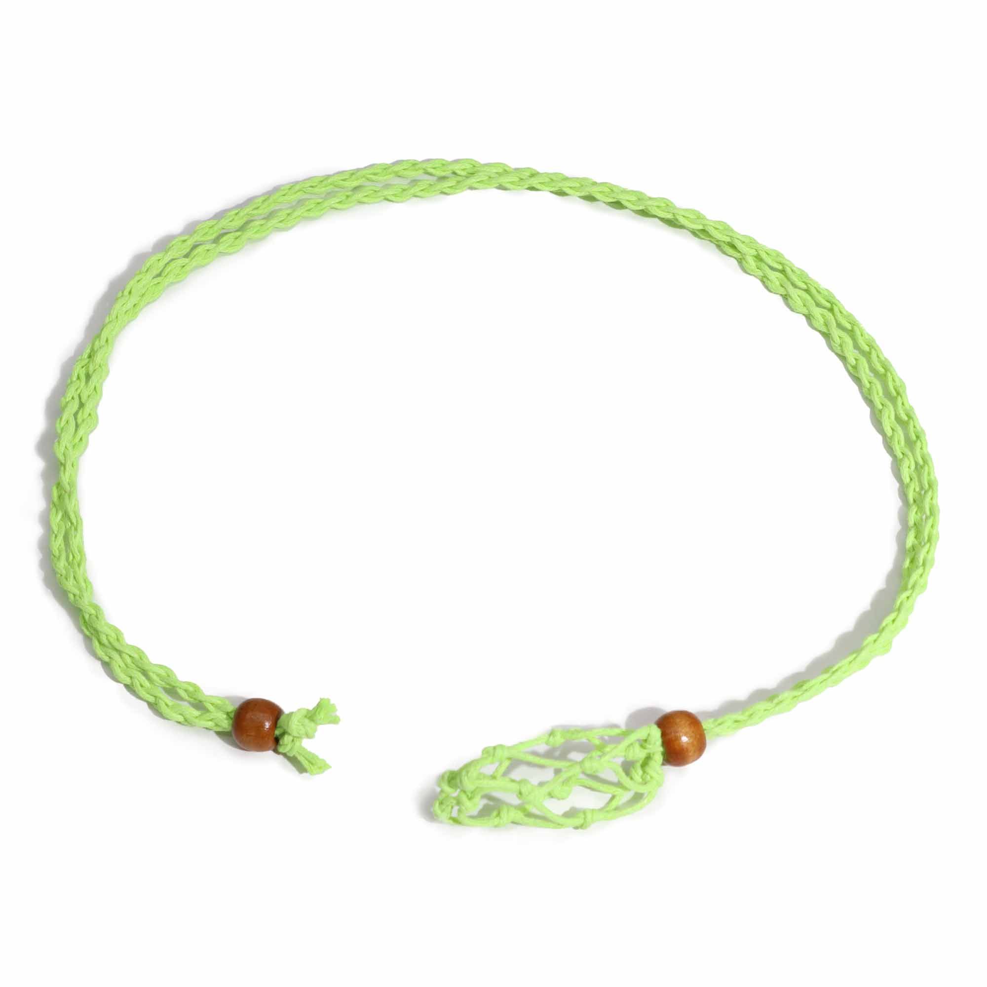 Cordones para Collar de Pieras Preciosas 45 cm - Verde - Imagen 6