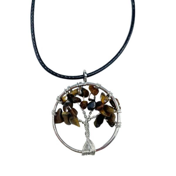 Colgante Árbol de la Vida - Ojo de Tigre - Imagen 2
