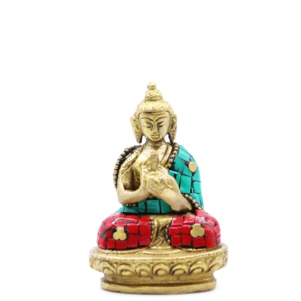 Figura de Buda de Latón - Bendición - 7.5cm - Imagen 4