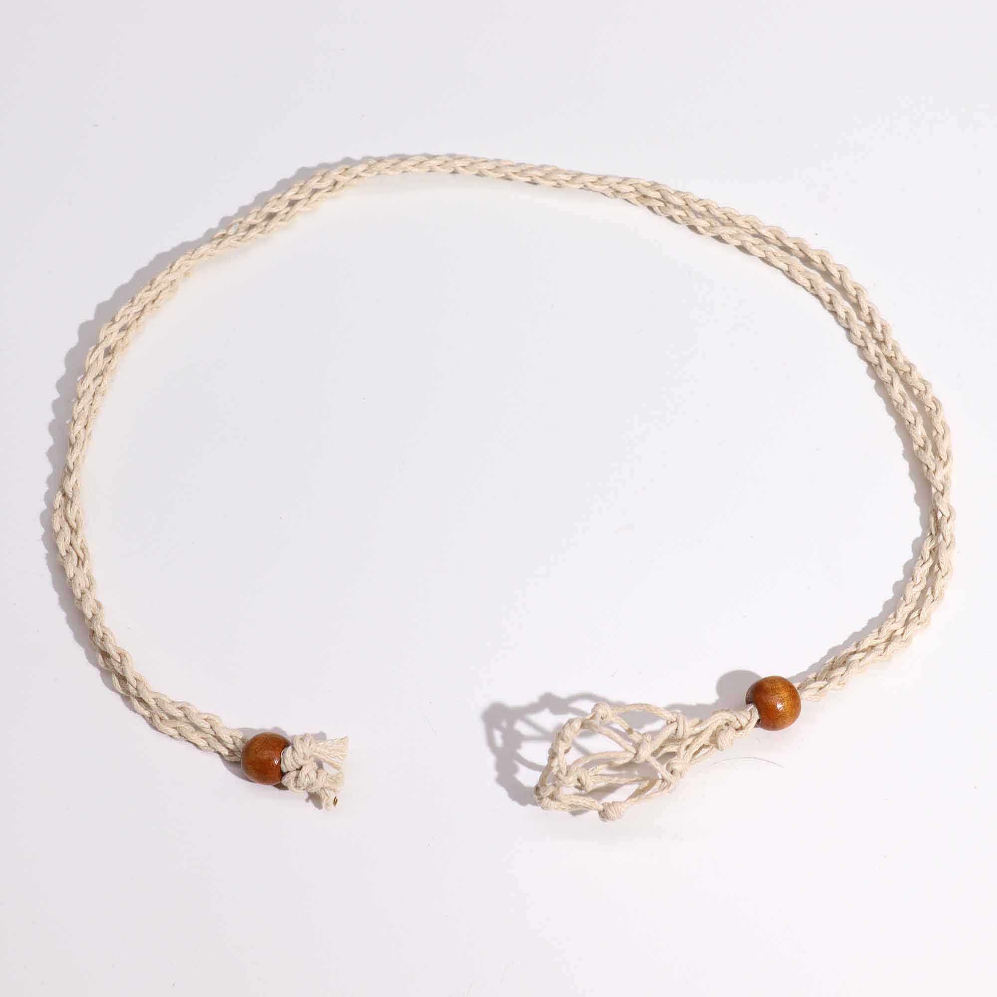 Cordones para Collar de Pieras Preciosas 45 cm - Natural - Imagen 2