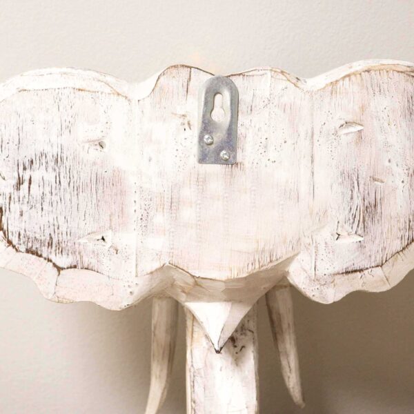 Cabeza Grande de Elefante - Oro y Blanco - Imagen 5
