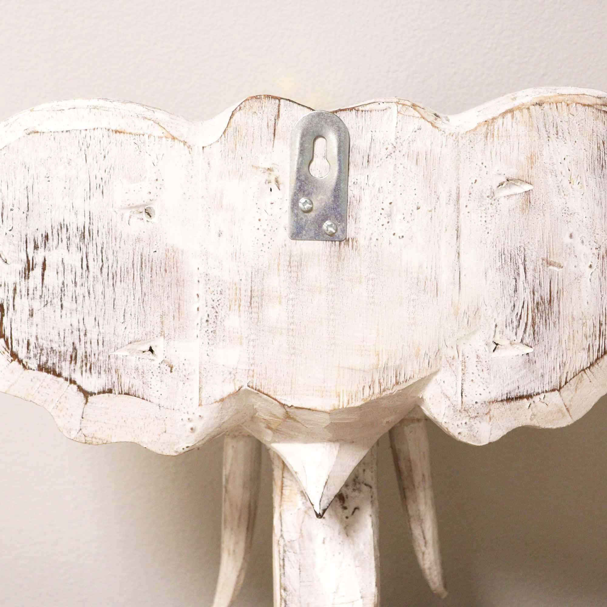 Cabeza Grande de Elefante - Oro y Blanco - Imagen 5