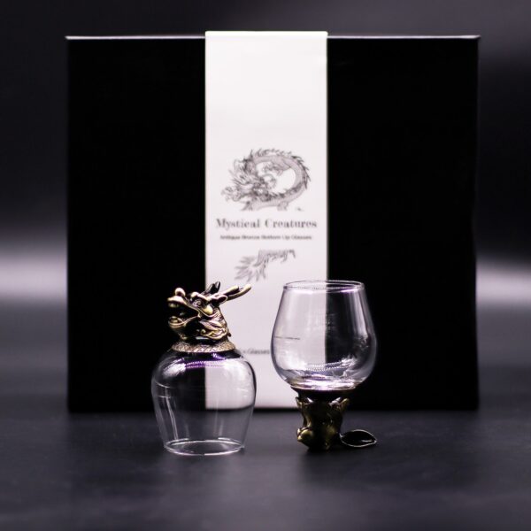 Set de regalo de 6 vasos (100 ml) - Criaturas Místicas - Bronce Antiguo - Imagen 3