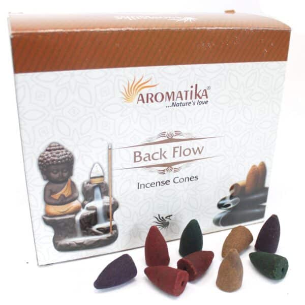Conos de Incienso Reflujo Aromatika - 7 Charkras - Imagen 3