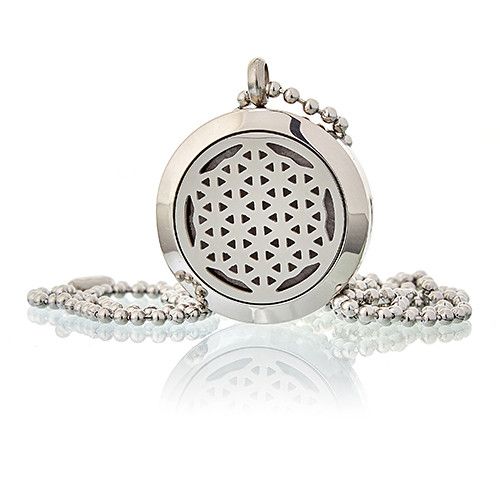 Collar difusor de aromaterapia 25mm - Flor de la Vida - Imagen 3
