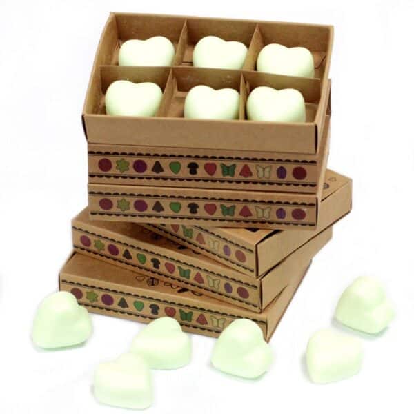 Caja de 6 ceras de Soja - Menta y mentol - Imagen 2