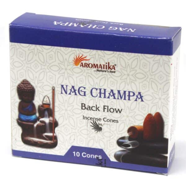Conos de Incienso Reflujo Aromatika - Nag Champa