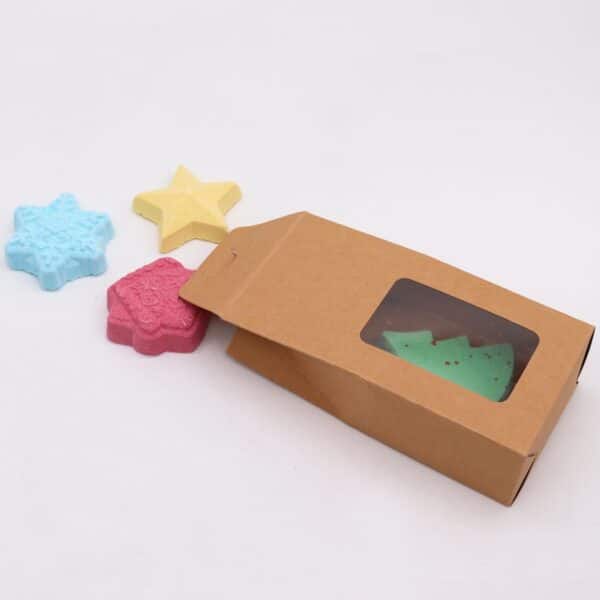Paquete de regalo de bombas de baño navideñas - Imagen 2