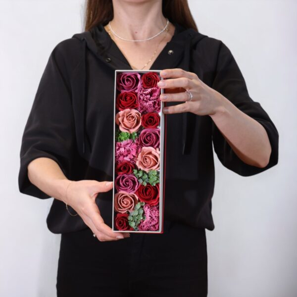 Caja Larga - Rosas Vintage - Imagen 5