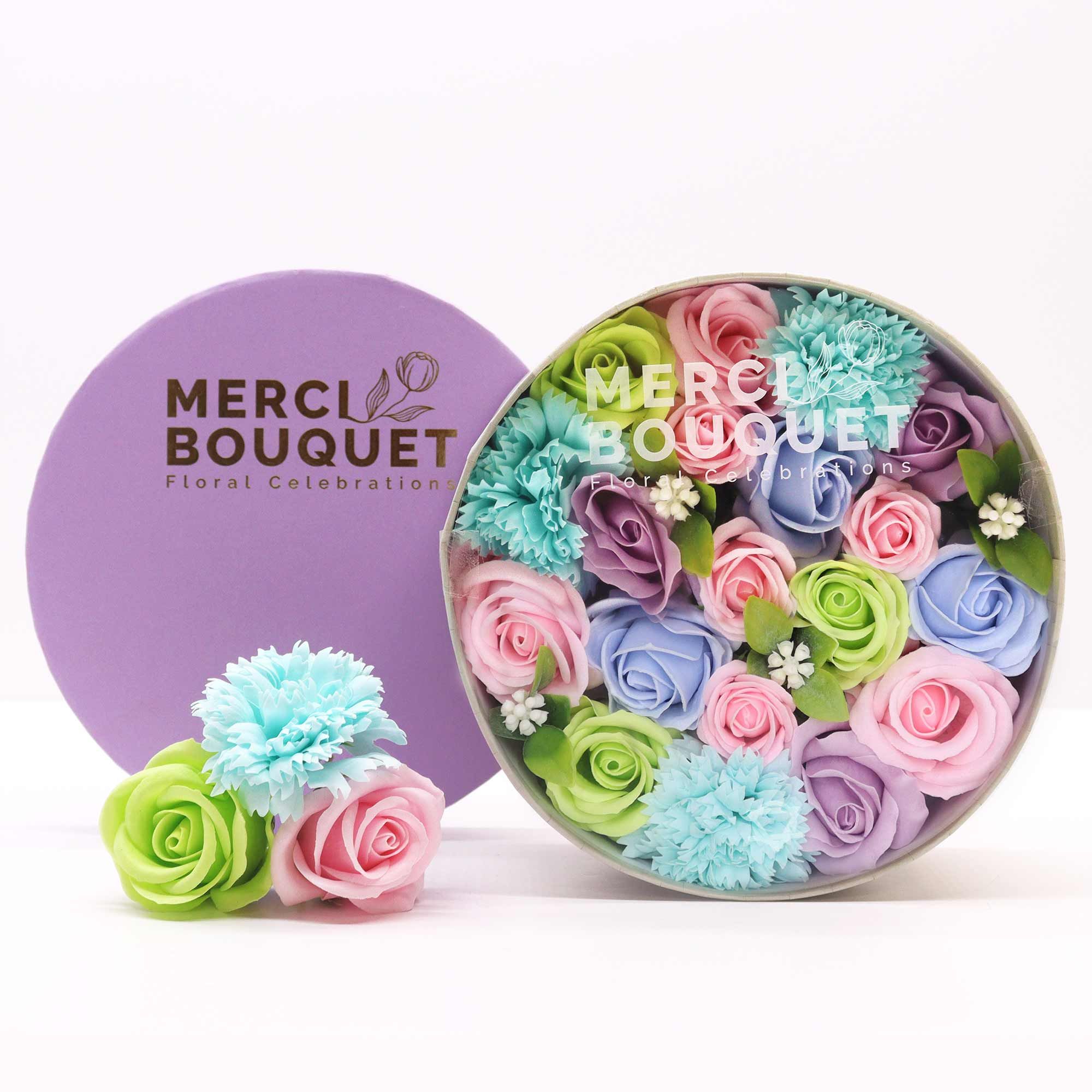 Caja Redonda - Baby Blessings - Azules - Imagen 2